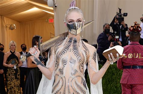 Grimes' Met Gala Sword Was Made From an AR.